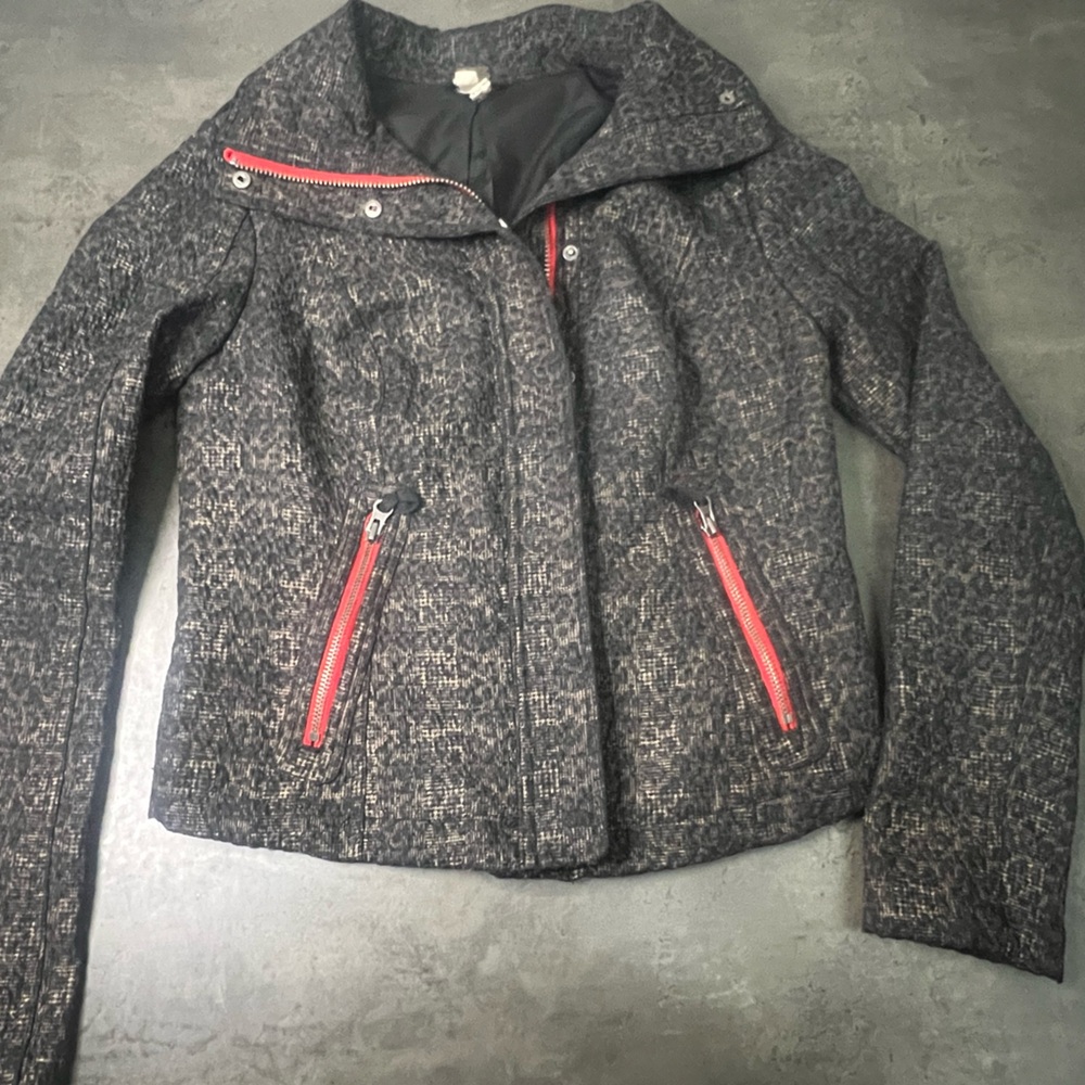 We The Free Black and Red Women's Jacket